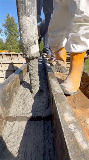 Watching Concrete Fill These Walls Is Satisfying