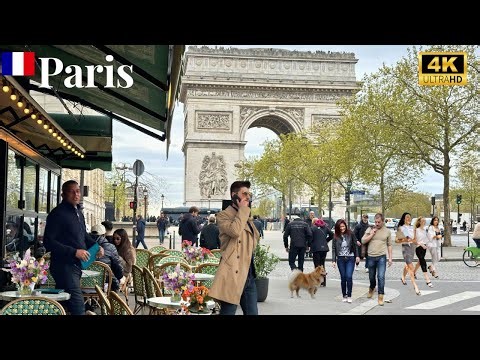 5 April 2026 PARIS 🇫🇷 FRANCE STREET WALK TOUR VISITING PARIS BEST DESTINATON CITY TOUR