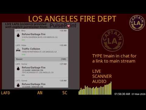06-Mar-2026 // LAFD Los Angeles Fire Department SCANNER Radio ARCHIVE // FIRE & EMS // LA CAPTAIN