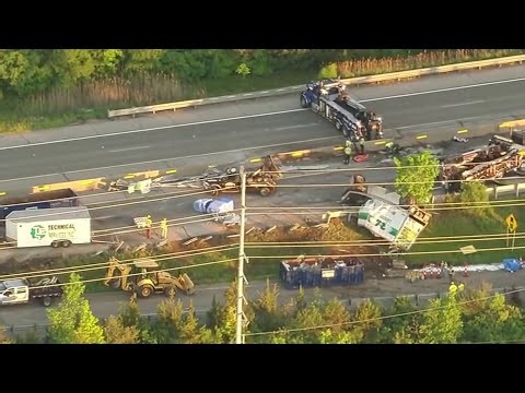 Westbound I-94 closed in Ann Arbor after crash