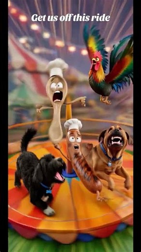 Get us off this ride. Burnt Spoon and the gang regret getting on this ride #comedy #funny #circus