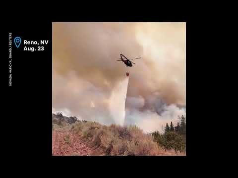Hawk fire updates: Eyewitnesses in Reno capture wildfire smoke and flames on video amid evacuations