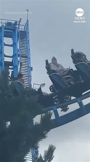 Passengers stranded after roller coaster malfunctions in England