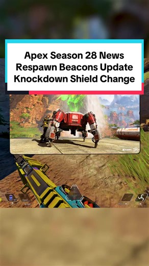 Respawn Beacons & Knockdown Shields Could Be Removed From Apex Legends! 😅 Season 28 of Apex Legends is releasing in February of 2026, and brand new updates to the Respawn Beacons and Knockdown Shields could be coming soon! #apex #apexlegends