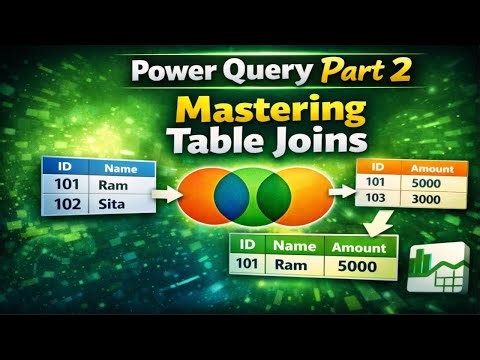 Master power query tutorial part-2 by Divya madam #powerquery #final #part #excelwalesir 