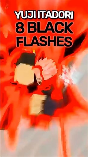 8 BLACK FLASH CHAIN in JJS #jujutsushenanigans #jjs #roblox #shenanigans #jjk #anime