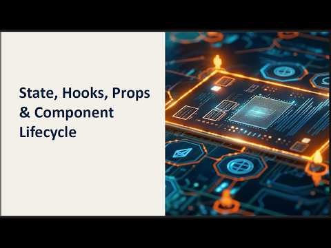 React State, Props & Hooks Explained for Beginners — useState, Immutability & More