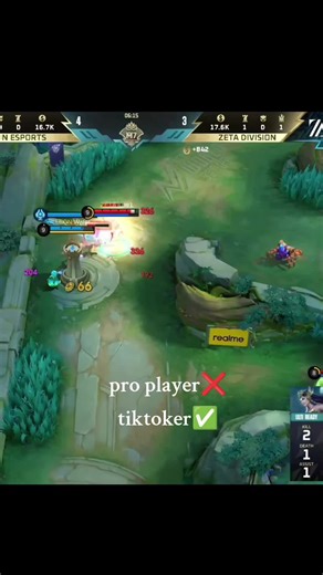 Pro Player and TikToker in Mobile Legends Battle