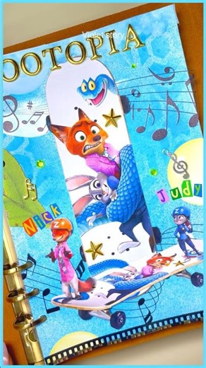 Scrapbooking | Zootopia 2 : skateboard | Journaling