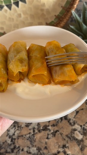 🥬 Stuffed Cabbage Rolls. A comforting, flavorful classic made with simple ingredients!