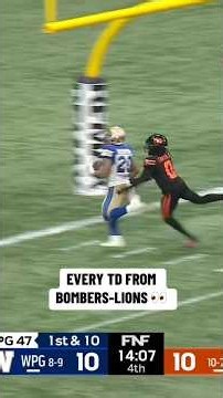 Watch every touchdown from the Blue Bombers' playoff-clinching WIN over the BC Lions! 📽️ #CFL