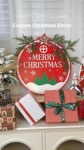 xToolOfficial on Instagram: "🎄 Happy Holidays! xTool P3 Laser Engraving: Easy Custom Christmas Door Signs & Large Decor! ✨ Merry Christmas, creative community! Crafting custom Christmas door signs has never been easier or more enjoyable with the xTool P3 laser engraver! 🎅 Transform your home for the holidays or even start a custom decor business? The P3 is your ultimate tool! 👉 Click the link in bio to explore the xTool P3 and bring your biggest ideas to life! #xTool #xtoolmade #xToolP3 #Lase
