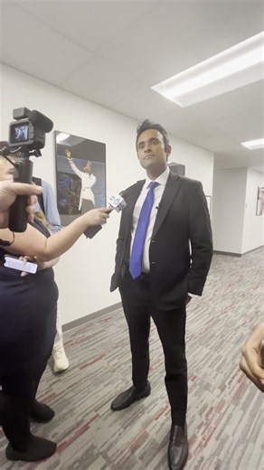 Vivek Ramaswamy addresses attack ad against Amy Acton