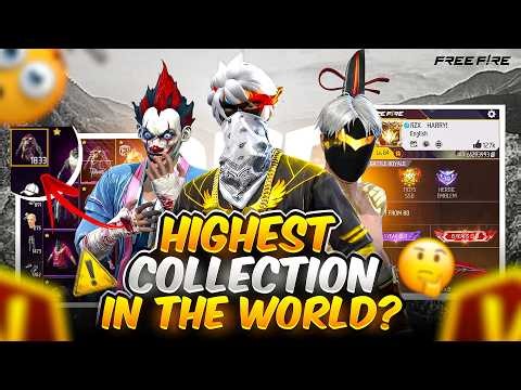 World's most shared account How is this collection? World Highest Collection FF ID @HarryVerse_5