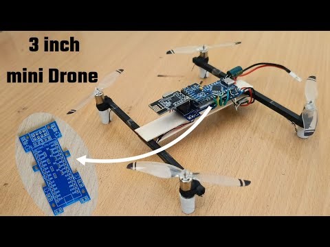 Build Your Own Drone Using a DIY Flight Controller | Arduino DIY Drone Using Custom PCB And Frame