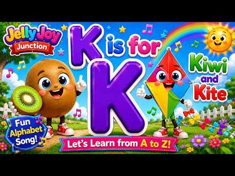 🥝🪁 K is for Kiwi and Kite | Letter K Fun Alphabet Song | ABC Learning for Kids | Preschool Kids Song