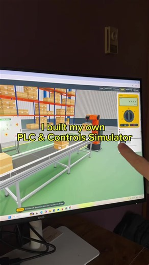 I've been building my own PLC and controls simulator This is CodePLC Labs, it runs right in your browser. First thing we'll do is pick our scene and we can either troubleshpot or commission. Let's troubleshoot to start, so we get a work order saying what the operator is reporting whats wrong and we have to fix it. You can pull out a multimeter, take real voltage measurements, and actually see where your leads are placed, both on the 3D equipment and the electrical schematic. And once you think y