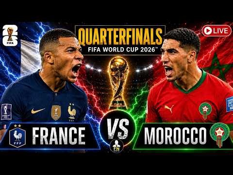 France vs Morocco - 2026 FIFA World Cup - Quarterfinals - Live Stream Color Radio Broadcast