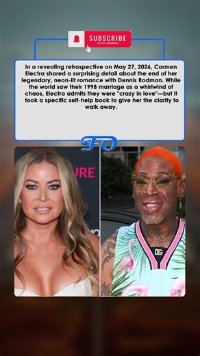 THE BOOK THAT ENDED IT! Carmen Electra’s Secret Split From Rodman #ytshorts #foryou #foryourpage