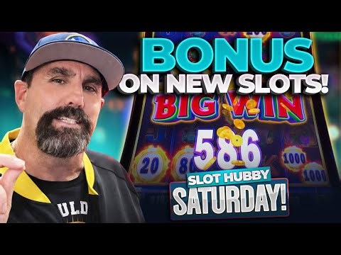 Slot Hubby Saturday! BONUS HIT on a NEW Slot 🎰🔥