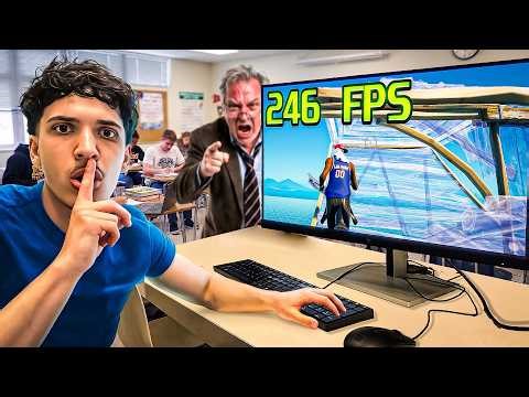 Secretly Optimizing a School Computer Until I Get 240+ FPS