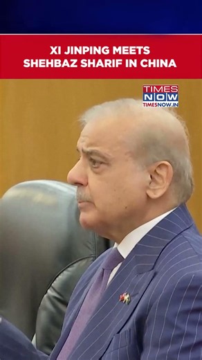 Chinese President Xi Jinping Meets Pakistan PM Shehbaz Sharif In Beijing #shorts