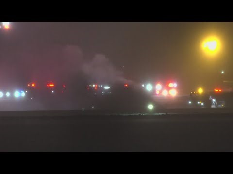 Houston-linked jet crashes during takeoff at Maine airport