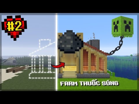 Mình Xây NHÀ MÁY SẢN XUẤT THUỐC SÚNG trong Minecraft Hardcore | BIG Shark Official