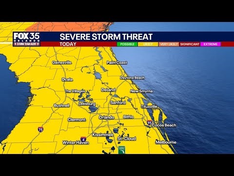 Florida Spring Break Forecast: Potential severe weather, tornado threat