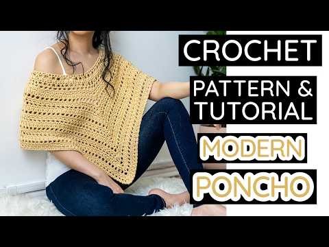 Crochet this Airy Poncho in a Day | Pattern & Tutorial #654