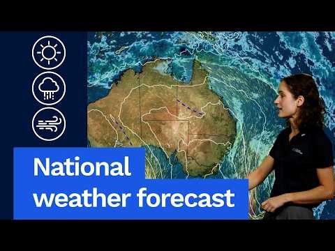 National Weather Forecast: Early storms, wind in south-west; settled east