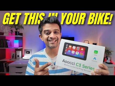 Your Bike Needs This! AOOCCI C3 Pro Wireless Android Auto/Carplay & TPMS for Motorcycles & Bikes