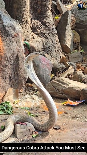 Dangerous Cobra Attack You Must See #snake #wildliferescue #cobra #wildlifeentertainment #wildlife