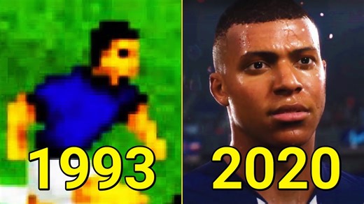 Evolution of FIFA games 1993-2020