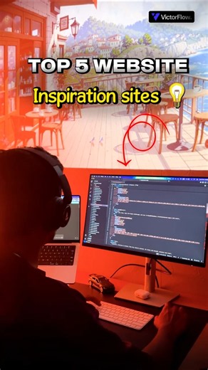 Top 5 Website Inspiration Sites Every Web Designer Must Know (2026) 🔥 #shorts