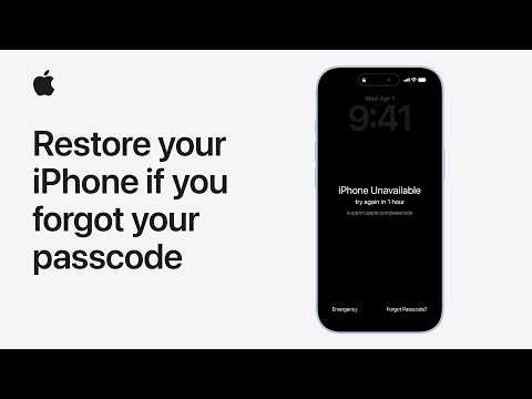 How to restore your iPhone if you forgot your passcode | Apple Support