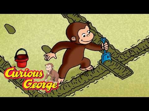 George Wants to build A Sandcastle! 🐵 Curious George 🐵 Kids Cartoon 🐵 Kids Movies