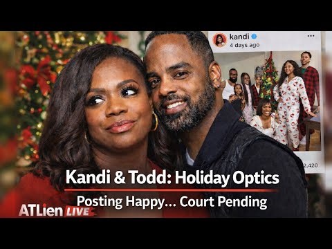 Kandi & Todd Post Holiday Cheer While Fighting in Court 👀