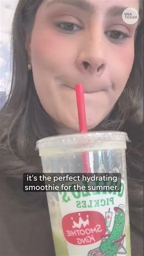 Smoothie King premieres pickle smoothie. See our taste test.