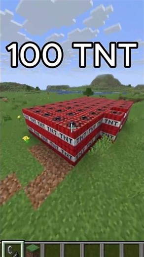 MİNECRAFT 1000 TNT TO EXPLODE💥💣
