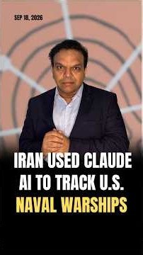 Iran Used Claude AI to Track U.S. Warships #iran #iranisraelwar #houthi #houthis #claude #claudeai