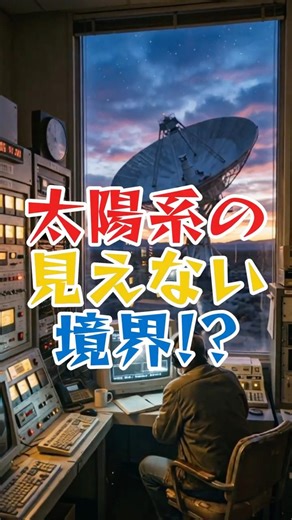 【衝撃】太陽系には、見えない壁があります