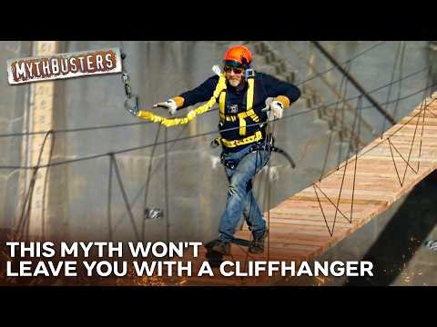 Can You Actually Outrun a Falling Bridge? | MythBusters