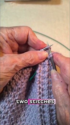 Fancy simple knitting edge #knitting