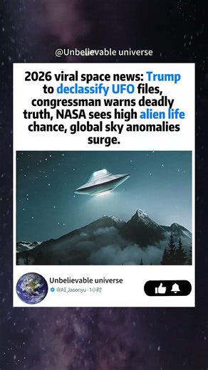 2026 UFO & space boom: Trump disclosure + global sky anomalies.#NASAAlien #WeAreNotAlone
