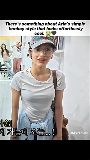 Aria simple tomboy style 👀😭✨ #xin #aria #kpop #fyp