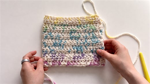 How to make a pixie bonnet from a crochet rectangle