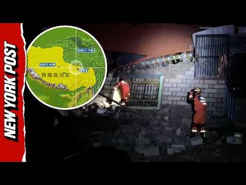 Massive 7.0 Quake Rocks Tibet Border Region With Destructive Force