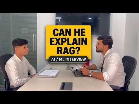Can This Fresher Answer RAG and LLM Interview Questions?
