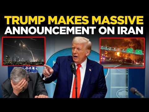 TRUMP SPEECH LIVE | Donald Trump Makes Very Huge Announcement | Trump On Iran LIVE | US-Iran LIVE